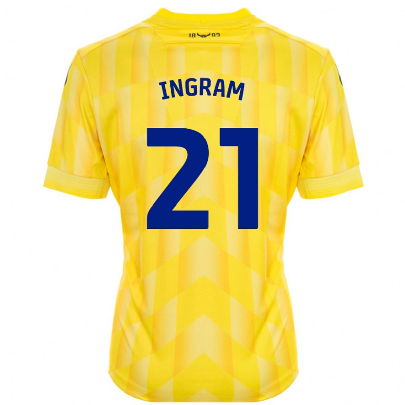 Danxen Heren Matt Ingram #21 Geel Thuisshirt Thuistenue 2024/25 T-Shirt