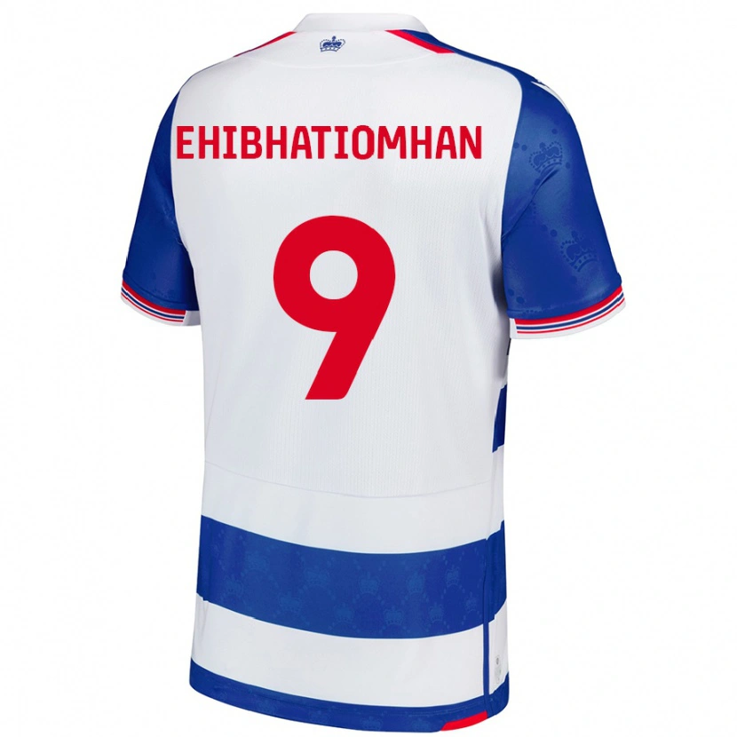 Danxen Heren Kelvin Ehibhatiomhan #9 Blauw Wit Thuisshirt Thuistenue 2024/25 T-Shirt