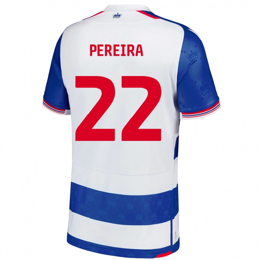 Danxen Heren Joel Pereira #22 Blauw Wit Thuisshirt Thuistenue 2024/25 T-Shirt