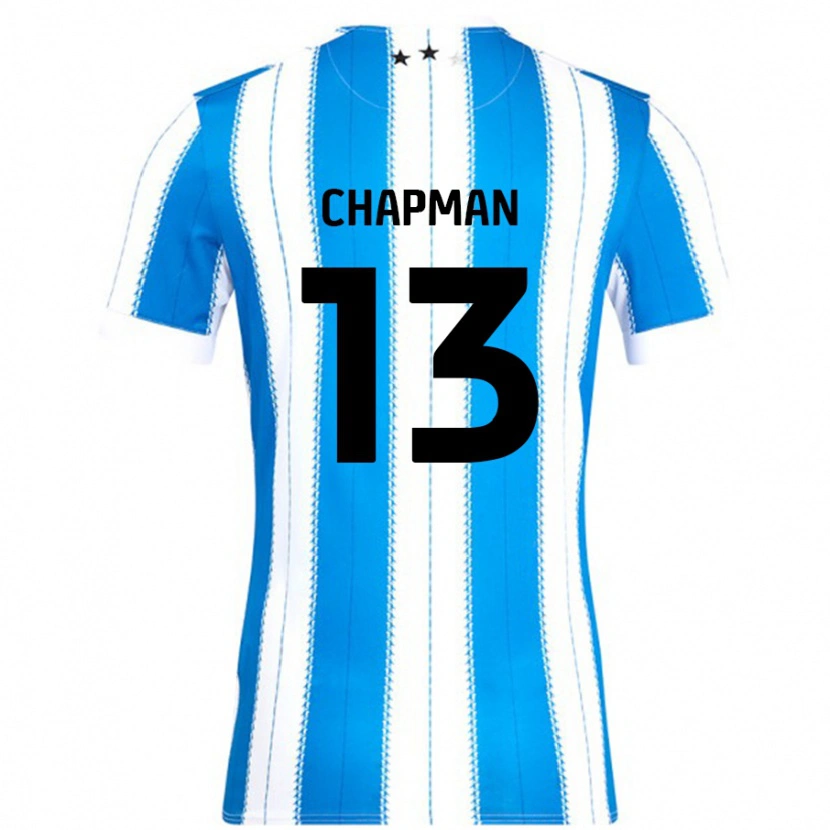 Danxen Heren Jacob Chapman #13 Blauw Wit Thuisshirt Thuistenue 2024/25 T-Shirt