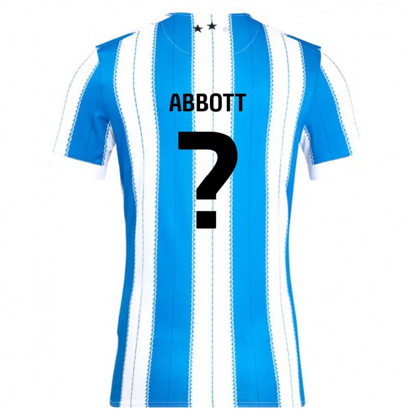 Danxen Heren Zak Abbott #0 Blauw Wit Thuisshirt Thuistenue 2024/25 T-Shirt