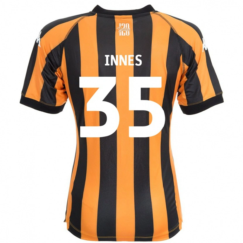 Danxen Heren Emma Innes #35 Zwart Amber Thuisshirt Thuistenue 2024/25 T-Shirt