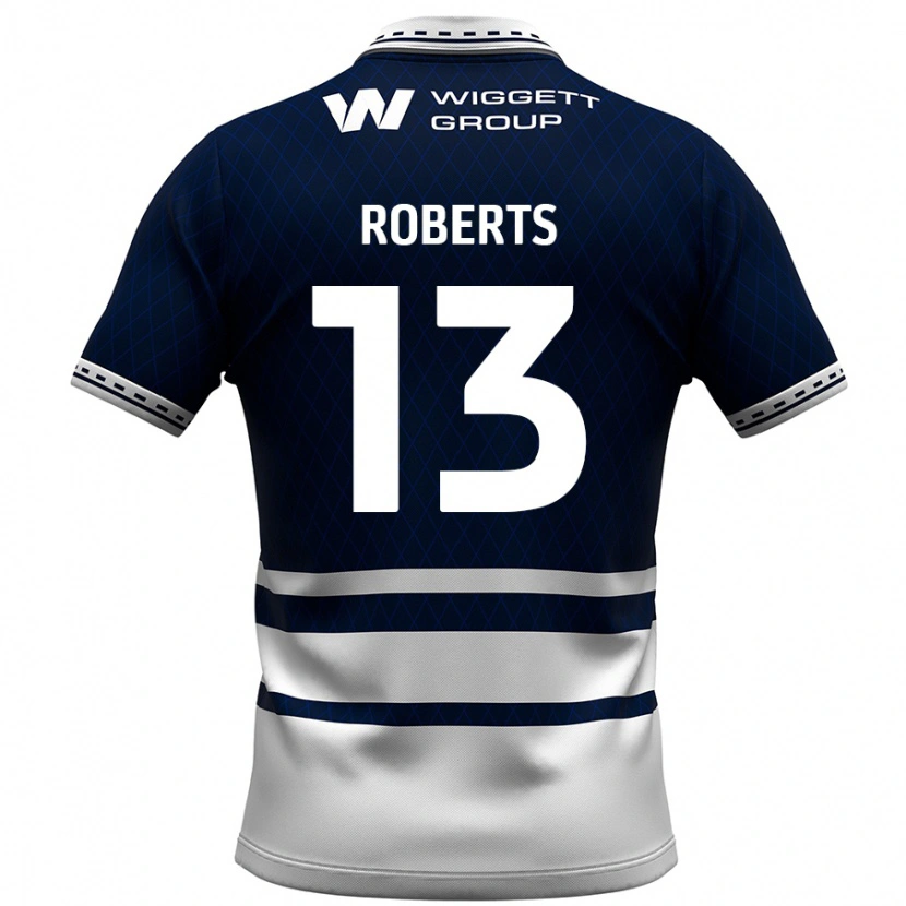 Danxen Heren Liam Roberts #13 Marineblauw Wit Thuisshirt Thuistenue 2024/25 T-Shirt
