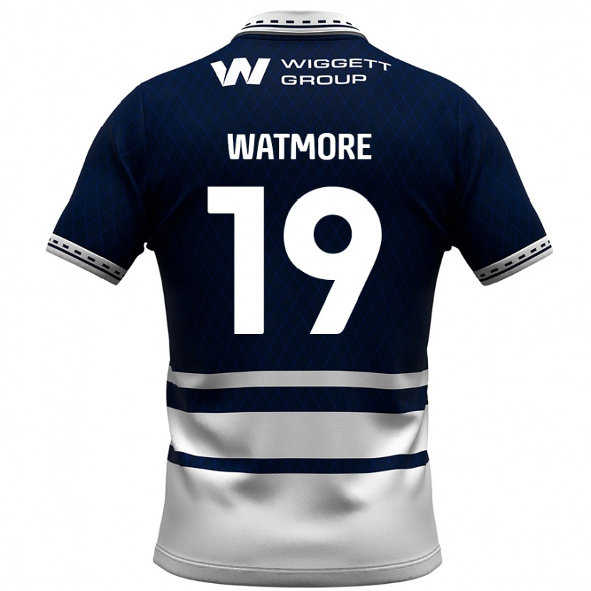 Danxen Heren Duncan Watmore #19 Marineblauw Wit Thuisshirt Thuistenue 2024/25 T-Shirt