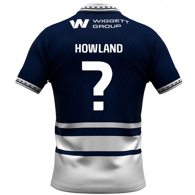 Danxen Heren Jack Howland #0 Marineblauw Wit Thuisshirt Thuistenue 2024/25 T-Shirt