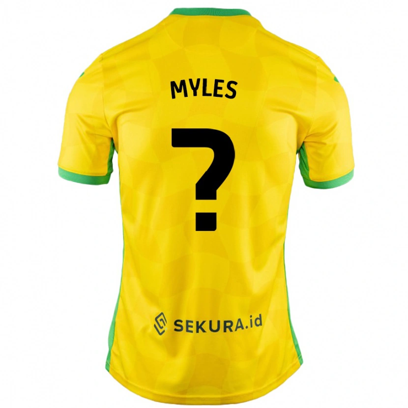 Danxen Heren Elliot Myles #0 Geel Groen Thuisshirt Thuistenue 2024/25 T-Shirt