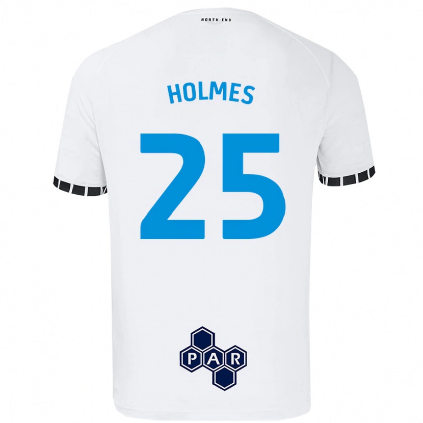 Danxen Heren Duane Holmes #25 Wit Thuisshirt Thuistenue 2024/25 T-Shirt