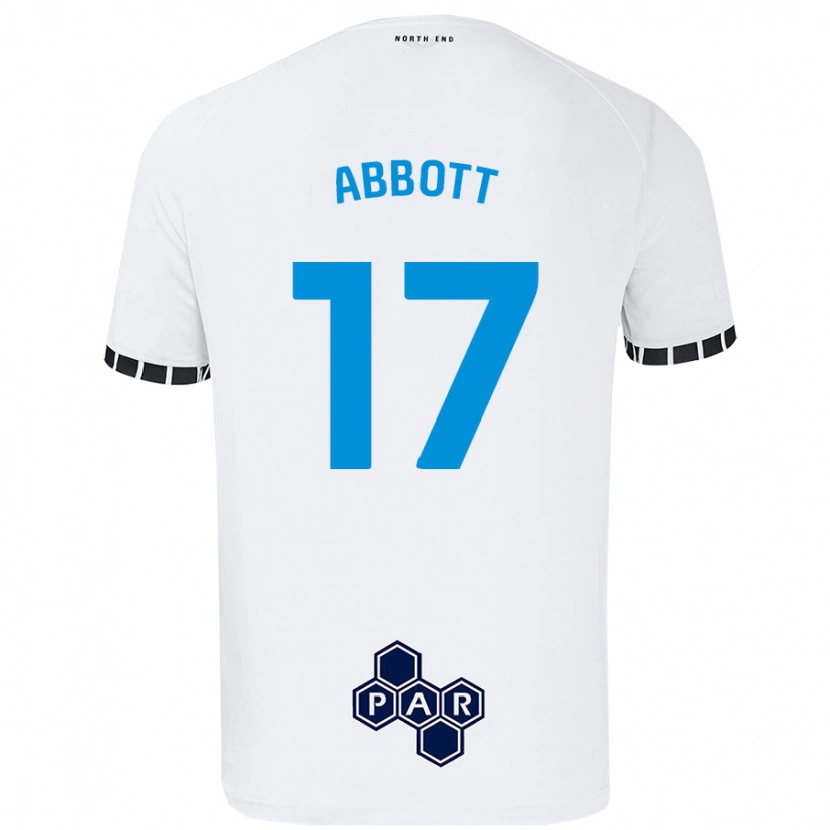 Danxen Heren Becky Abbott #17 Wit Thuisshirt Thuistenue 2024/25 T-Shirt