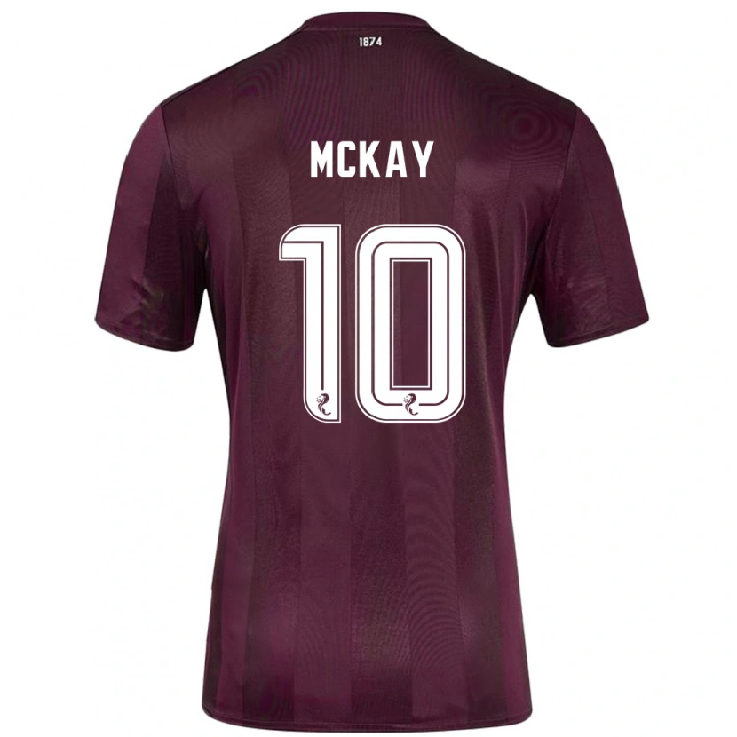 Danxen Heren Barrie Mckay #10 Bordeauxrood Thuisshirt Thuistenue 2024/25 T-Shirt