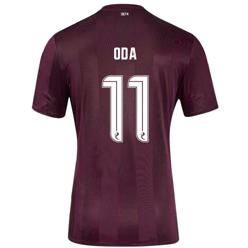 Danxen Heren Yutaro Oda #11 Bordeauxrood Thuisshirt Thuistenue 2024/25 T-Shirt