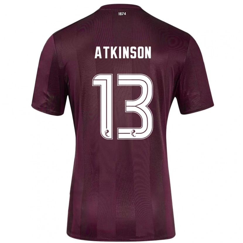 Danxen Heren Nathaniel Atkinson #13 Bordeauxrood Thuisshirt Thuistenue 2024/25 T-Shirt