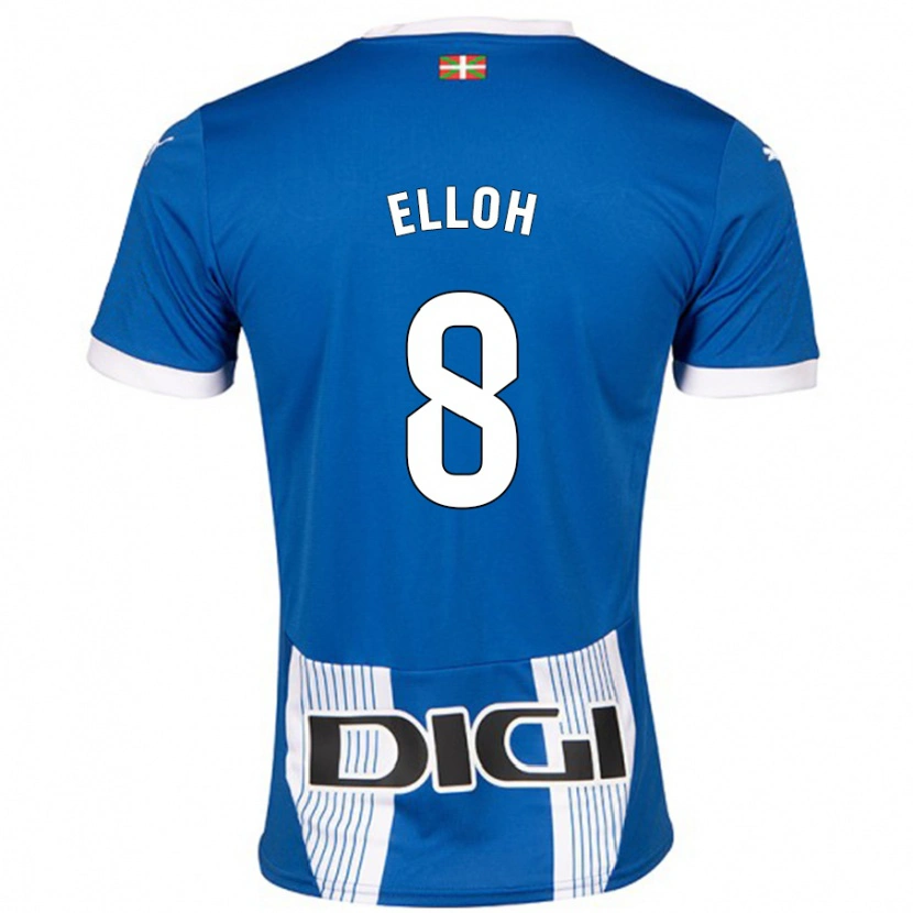 Danxen Heren Rebecca Elloh #8 Blauw Thuisshirt Thuistenue 2024/25 T-Shirt