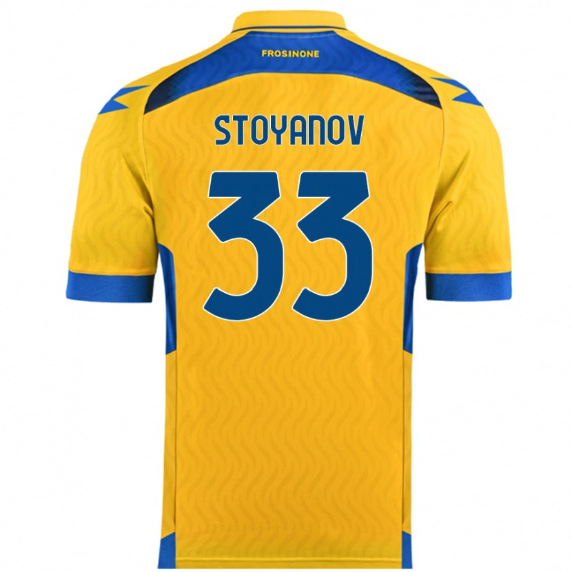 Danxen Heren Steliyan Stoyanov #33 Geel Thuisshirt Thuistenue 2024/25 T-Shirt