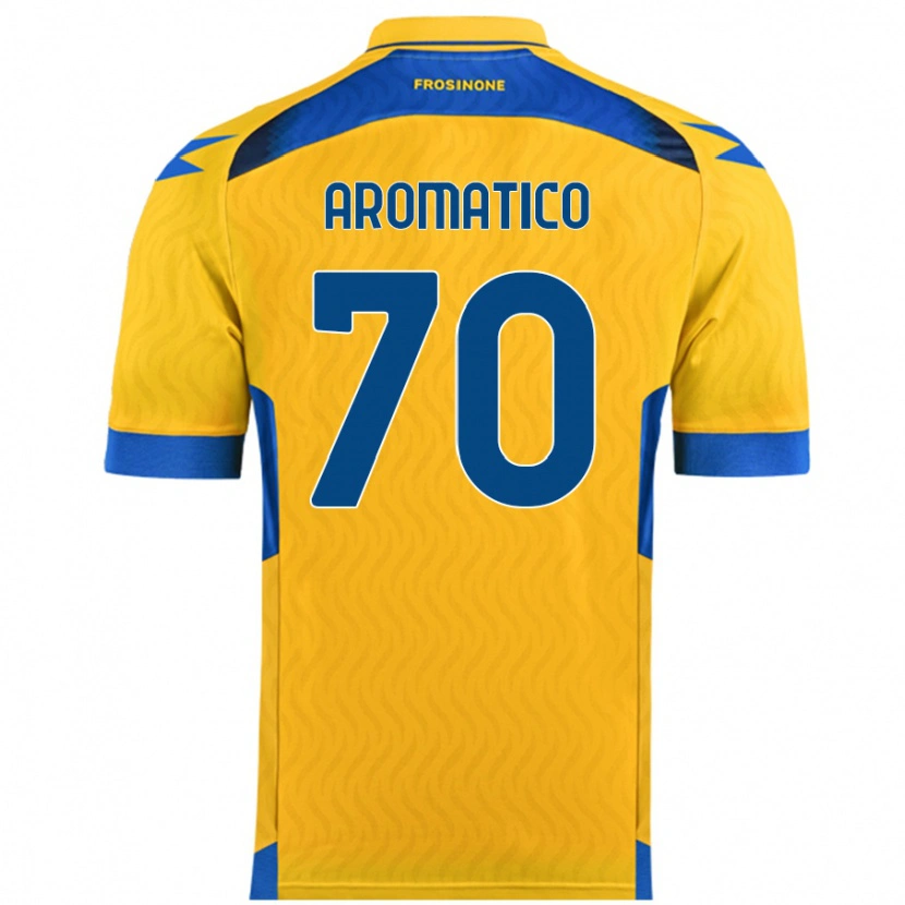 Danxen Heren Raul Aromatico #70 Geel Thuisshirt Thuistenue 2024/25 T-Shirt