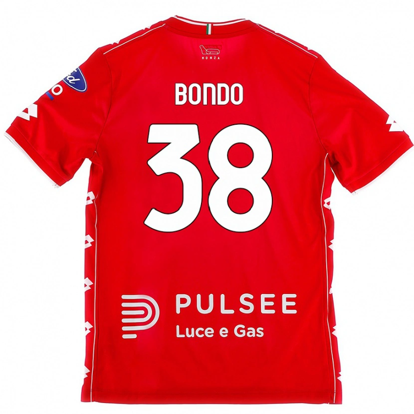 Danxen Heren Warren Bondo #38 Rood Wit Thuisshirt Thuistenue 2024/25 T-Shirt