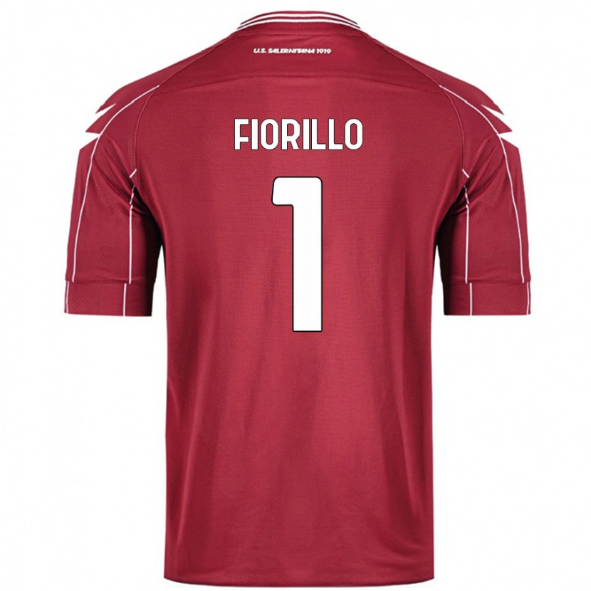 Danxen Heren Vincenzo Fiorillo #1 Bordeauxrood Thuisshirt Thuistenue 2024/25 T-Shirt