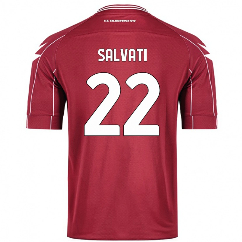 Danxen Heren Gregorio Salvati #22 Bordeauxrood Thuisshirt Thuistenue 2024/25 T-Shirt