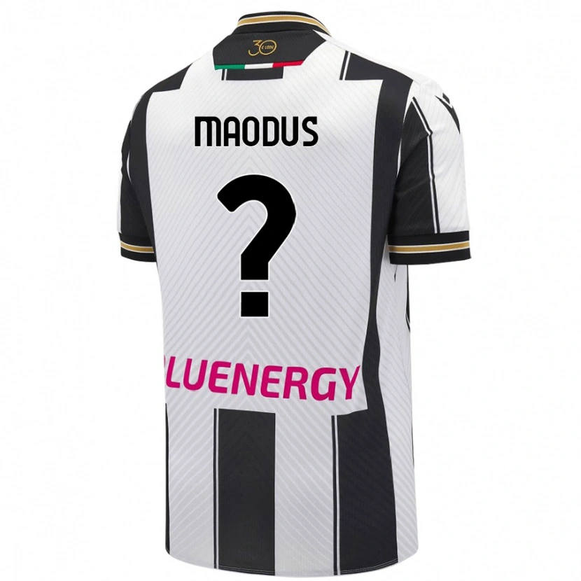 Danxen Heren Aleksa Maodus #0 Wit Zwart Thuisshirt Thuistenue 2024/25 T-Shirt