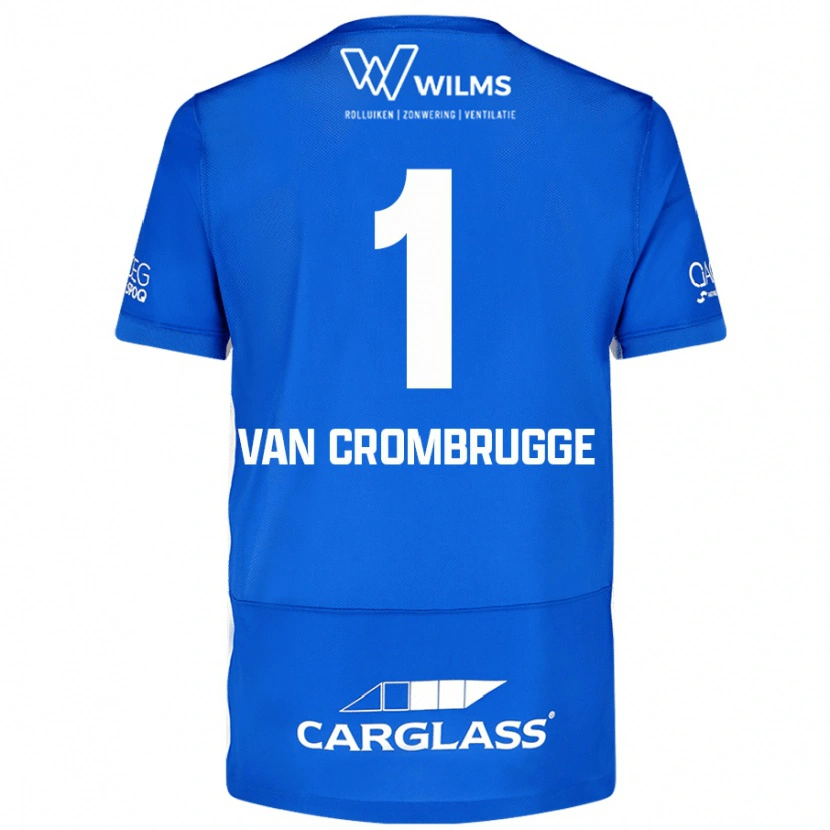 Danxen Heren Hendrik Van Crombrugge #1 Blauw Thuisshirt Thuistenue 2024/25 T-Shirt