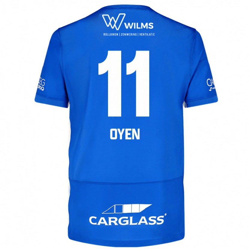 Danxen Heren Luca Oyen #11 Blauw Thuisshirt Thuistenue 2024/25 T-Shirt