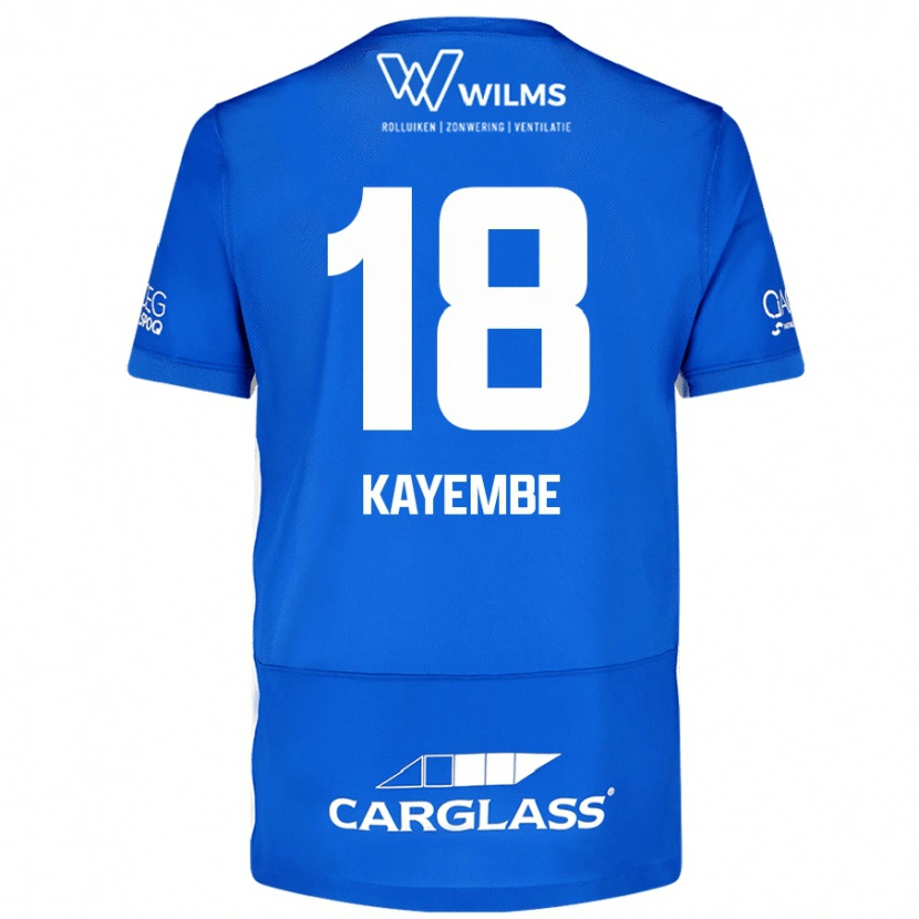 Danxen Heren Joris Kayembe #18 Blauw Thuisshirt Thuistenue 2024/25 T-Shirt