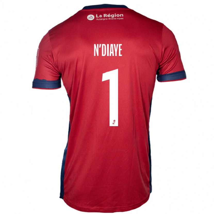 Danxen Heren Massamba N'diaye #1 Licht Bordeauxrood Thuisshirt Thuistenue 2024/25 T-Shirt