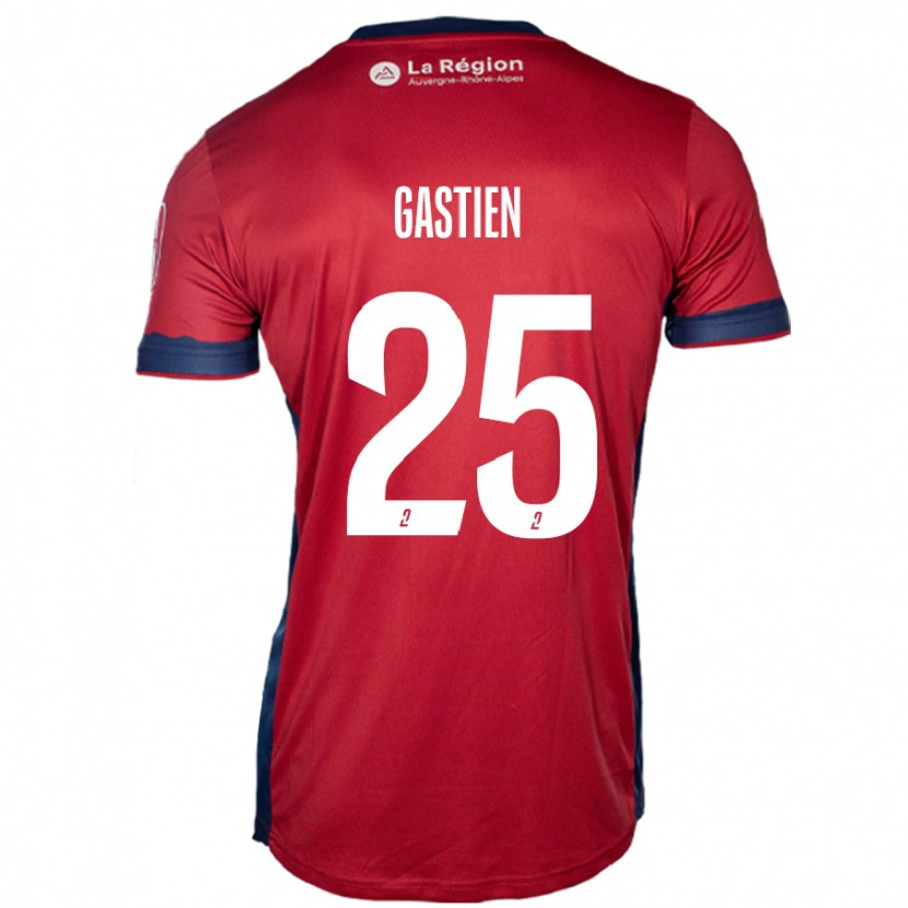 Danxen Heren Johan Gastien #25 Licht Bordeauxrood Thuisshirt Thuistenue 2024/25 T-Shirt