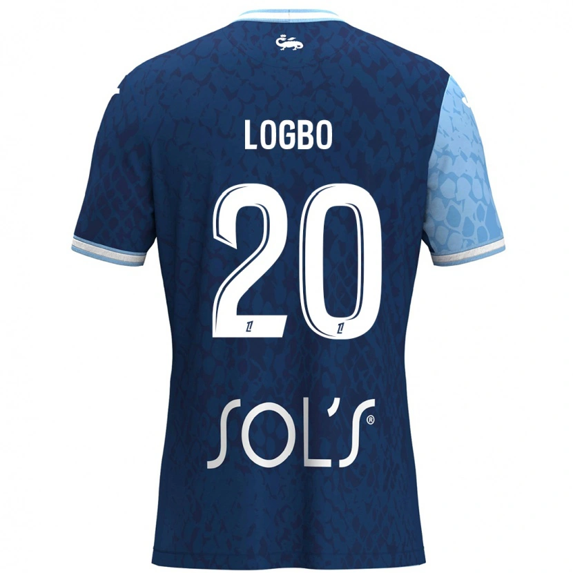 Danxen Heren Andy Logbo #20 Hemelsblauw Donkerblauw Thuisshirt Thuistenue 2024/25 T-Shirt