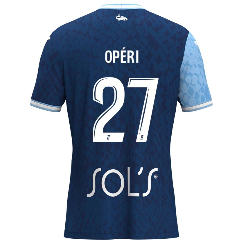 Danxen Heren Christopher Operi #27 Hemelsblauw Donkerblauw Thuisshirt Thuistenue 2024/25 T-Shirt