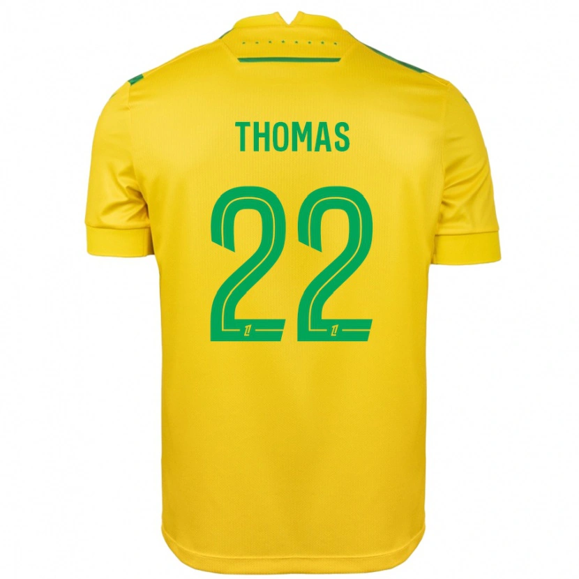 Danxen Heren Sorba Thomas #22 Geel Groen Thuisshirt Thuistenue 2024/25 T-Shirt