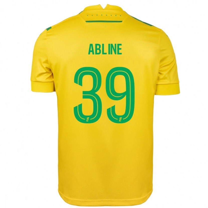 Danxen Heren Matthis Abline #39 Geel Groen Thuisshirt Thuistenue 2024/25 T-Shirt