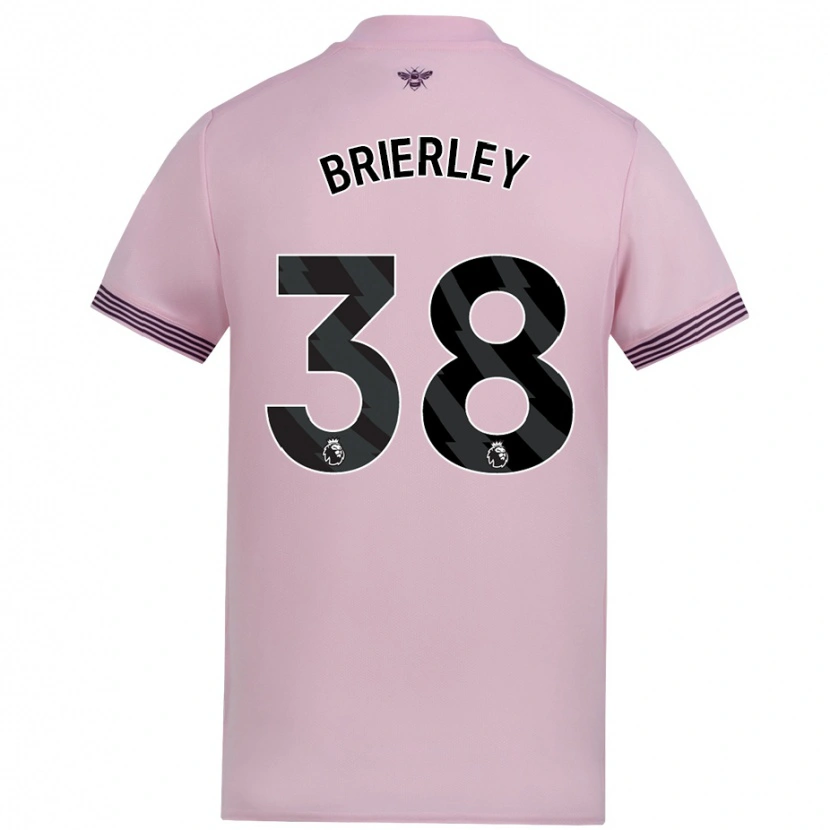 Danxen Heren Ethan Brierley #38 Roze Uitshirt Uittenue 2024/25 T-Shirt