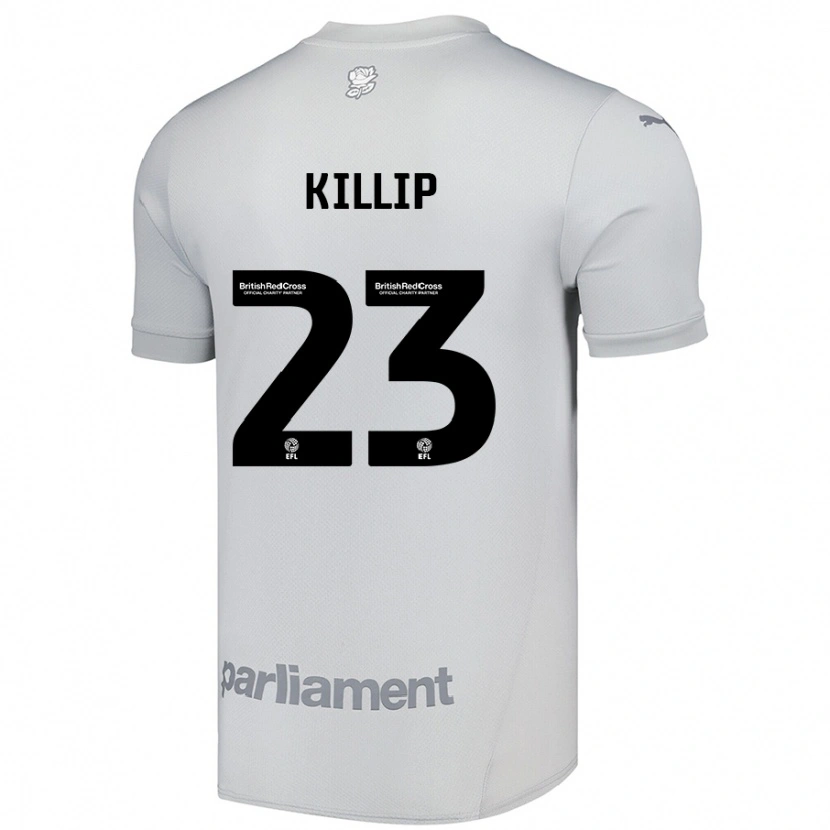 Danxen Heren Ben Killip #23 Zilvergrijs Uitshirt Uittenue 2024/25 T-Shirt