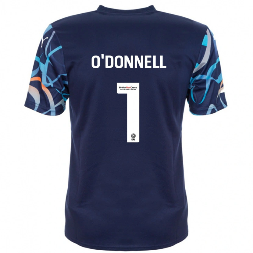 Danxen Heren Richard O'donnell #1 Marineblauw Uitshirt Uittenue 2024/25 T-Shirt