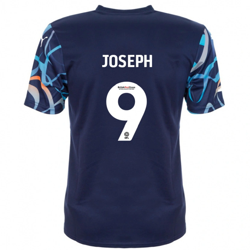Danxen Heren Kyle Joseph #9 Marineblauw Uitshirt Uittenue 2024/25 T-Shirt