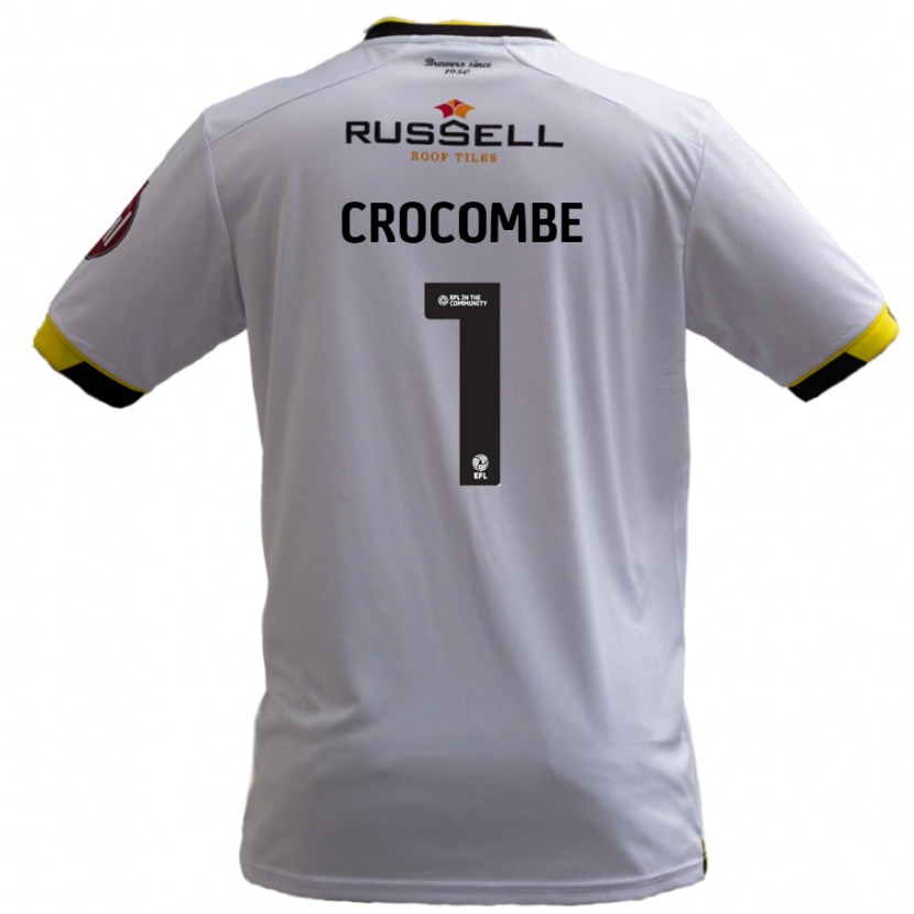 Danxen Heren Max Crocombe #1 Wit Uitshirt Uittenue 2024/25 T-Shirt