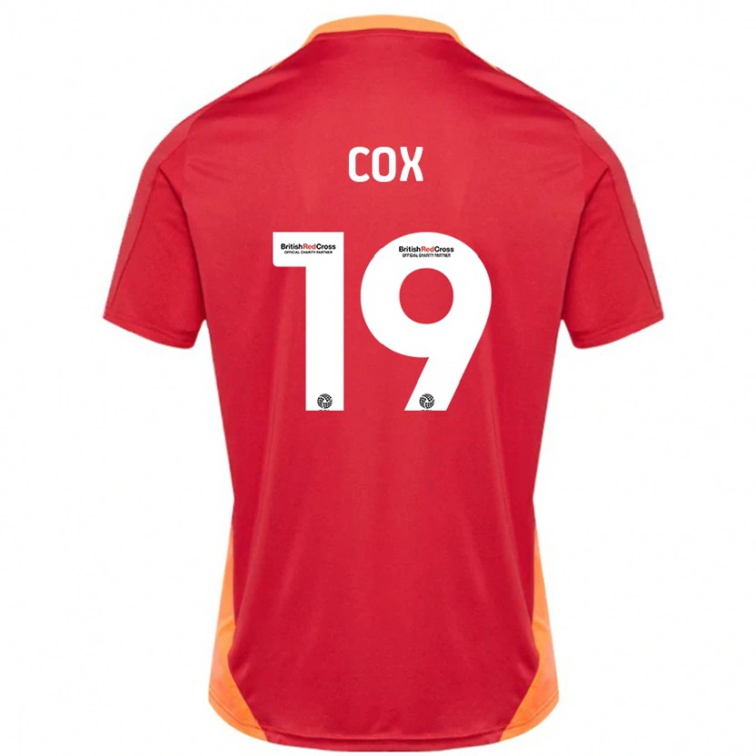 Danxen Heren Sonny Cox #19 Blauw Gebroken Wit Uitshirt Uittenue 2024/25 T-Shirt
