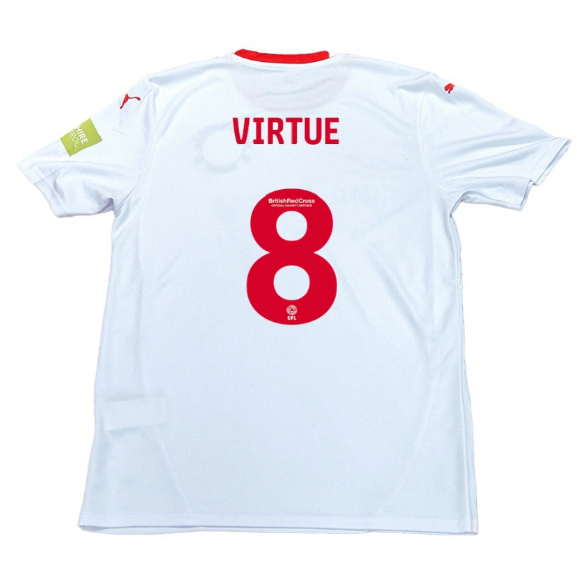 Danxen Heren Matty Virtue #8 Wit Uitshirt Uittenue 2024/25 T-Shirt