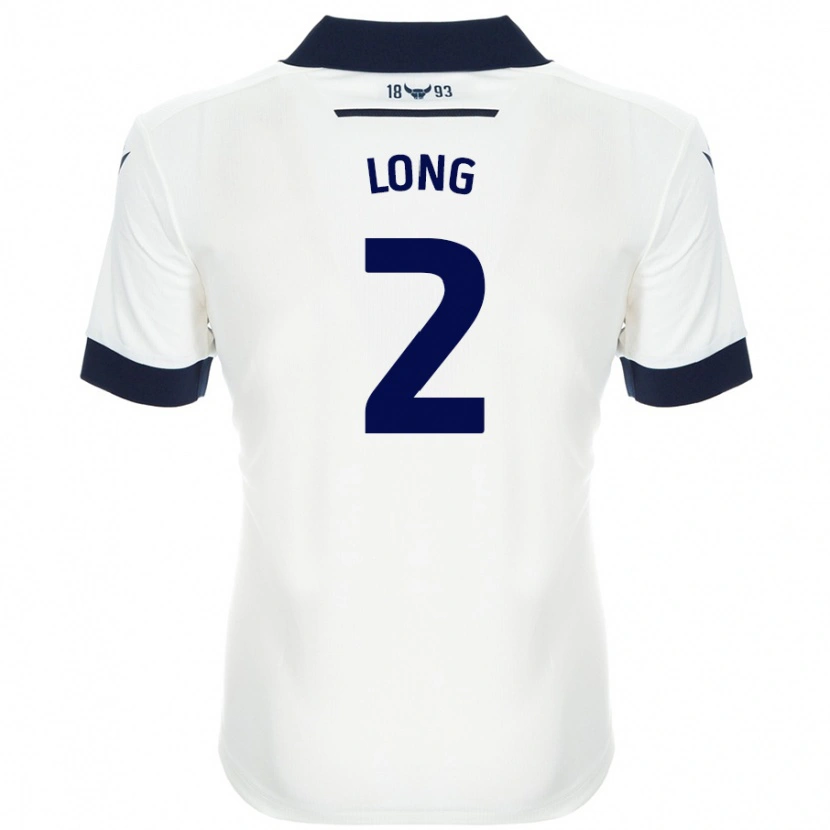 Danxen Heren Sam Long #2 Wit Marineblauw Uitshirt Uittenue 2024/25 T-Shirt