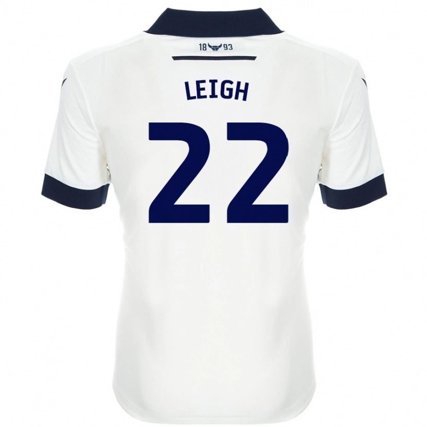 Danxen Heren Greg Leigh #22 Wit Marineblauw Uitshirt Uittenue 2024/25 T-Shirt