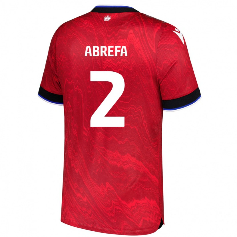 Danxen Heren Kelvin Abrefa #2 Rood Zwart Uitshirt Uittenue 2024/25 T-Shirt