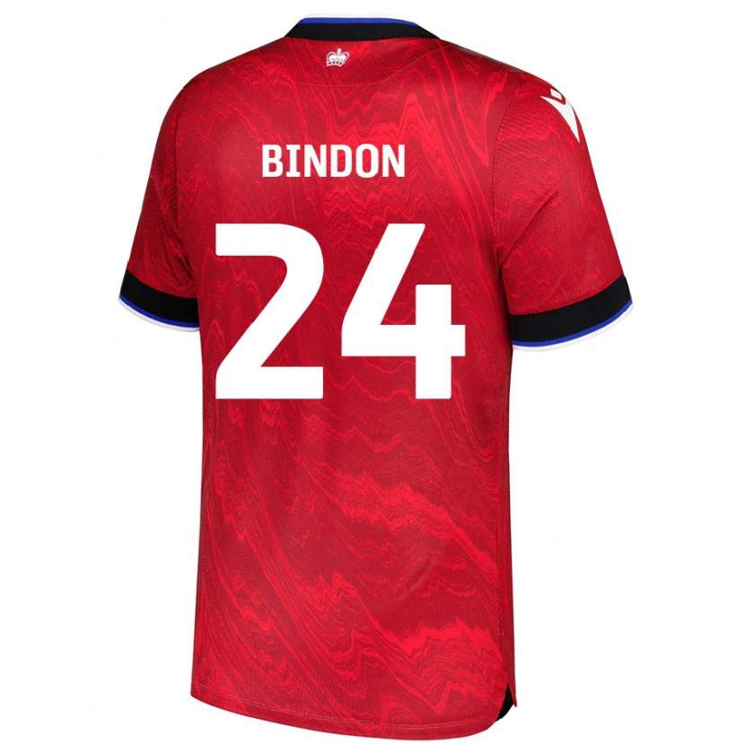 Danxen Heren Tyler Bindon #24 Rood Zwart Uitshirt Uittenue 2024/25 T-Shirt