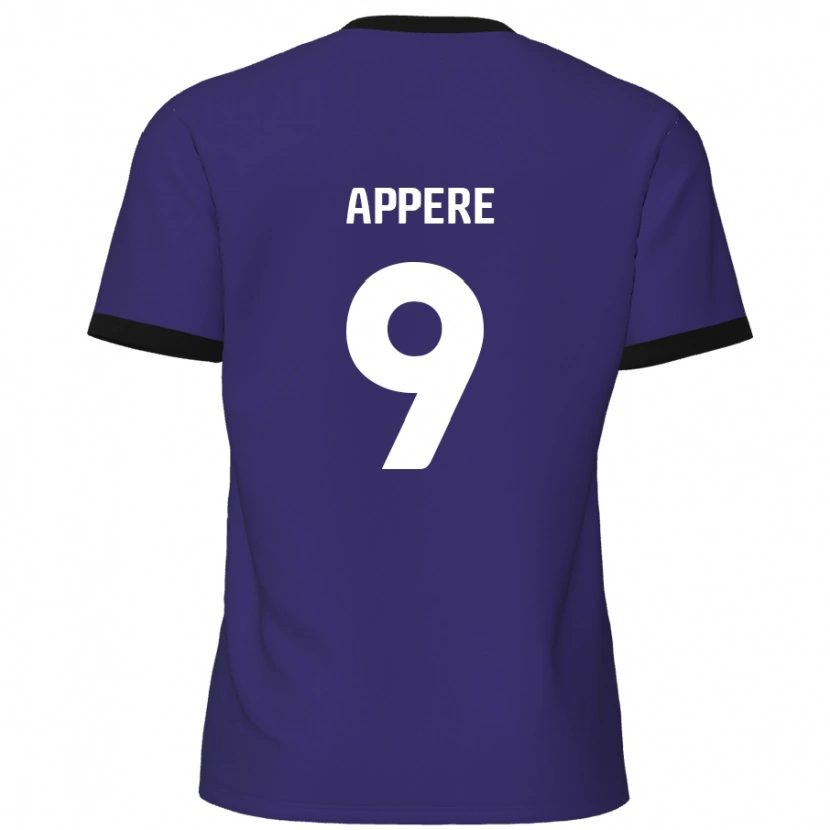 Danxen Heren Louis Appéré #9 Paars Uitshirt Uittenue 2024/25 T-Shirt