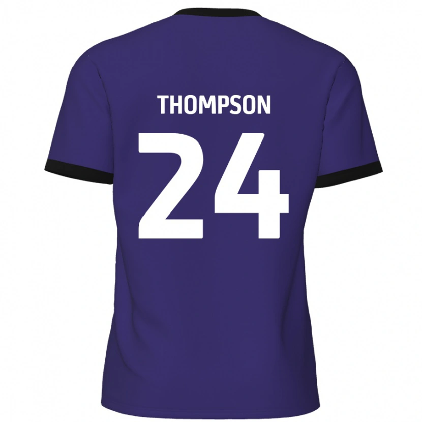 Danxen Heren Ben Thompson #24 Paars Uitshirt Uittenue 2024/25 T-Shirt