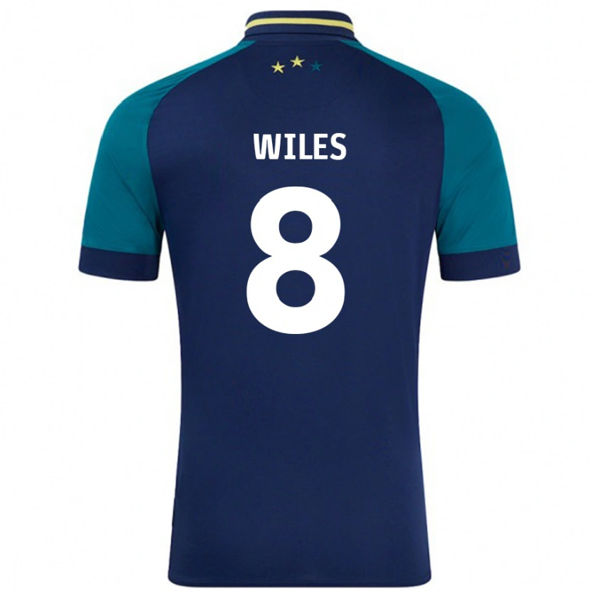 Danxen Heren Ben Wiles #8 Marineblauw Donkergroen Uitshirt Uittenue 2024/25 T-Shirt