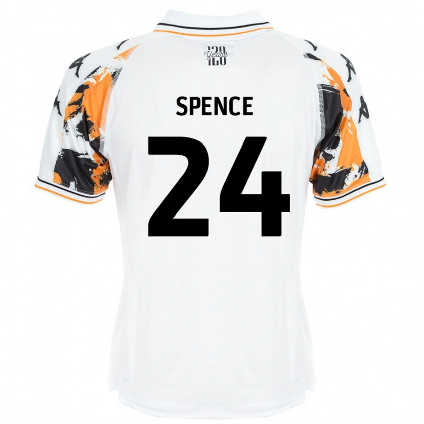 Danxen Heren Emily Spence #24 Wit Uitshirt Uittenue 2024/25 T-Shirt