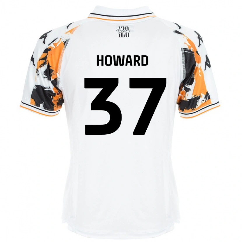 Danxen Heren Scarlet Howard #37 Wit Uitshirt Uittenue 2024/25 T-Shirt