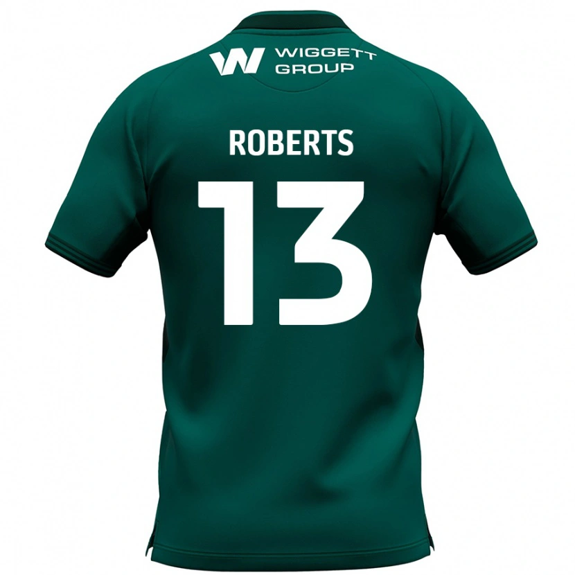 Danxen Heren Liam Roberts #13 Groen Uitshirt Uittenue 2024/25 T-Shirt