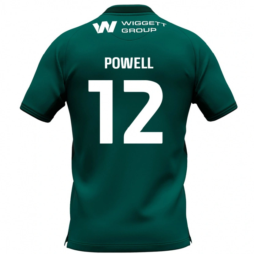 Danxen Heren Beth Powell #12 Groen Uitshirt Uittenue 2024/25 T-Shirt