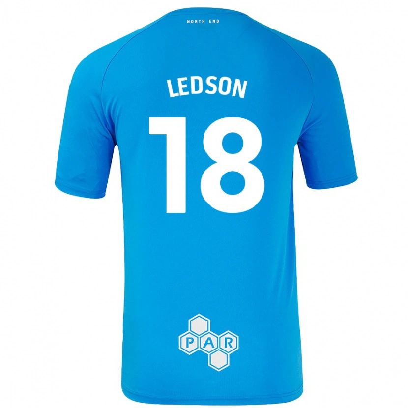 Danxen Heren Ryan Ledson #18 Hemelsblauw Uitshirt Uittenue 2024/25 T-Shirt